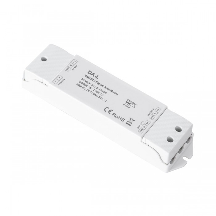 GloboStar® 73138 DA-L SKYDANCE DC DMX512 Signal Amplifier 2 Καναλιών DC 12-48V - IP20 Μ17.5 x Π4.5 x Υ2.5cm - 5 Χρόνια Εγγύηση GloboStar® 73138 DA-L SKYDANCE DC DMX512 Signal Amplifier 2 Καναλιών DC 12-48V - IP20 Μ17.5 x Π4.5 x Υ2.5cm - 5 Χρόνια Εγγύηση