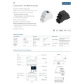 GloboStar® 73139 DL SKYDANCE DC DMX512 Signal Amplifier Din Rail Ράγας 2 Καναλιών DC 12-48V - IP20  Μ11.5 x Π5 x Υ6.5cm - 5 Χρόνια Εγγύηση