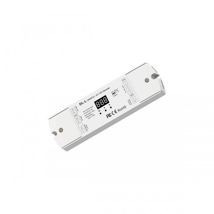 GloboStar® 73140 DL-L SKYDANCE AC DMX512 to 0/1-10V Converter / Decoder 4 Καναλιών - 2 Inputs DC 12-24V ή AC 100-240V - IP20 Μ17 x Π5 x Υ2.5cm - 5 Χρόνια Εγγύηση GloboStar® 73140 DL-L SKYDANCE AC DMX512 to 0/1-10V Converter / Decoder 4 Καναλιών - 2 Inputs DC 12-24V ή AC 100-240V - IP20 Μ17 x Π5 x Υ2.5cm - 5 Χρόνια Εγγύηση