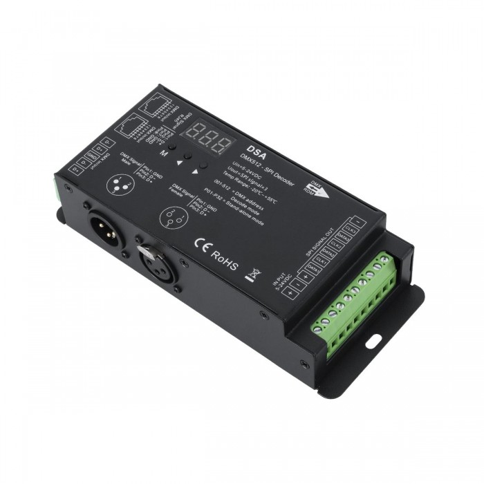 GloboStar® 73141 DSA SKYDANCE DC RF 2.4Ghz DMX512 to SPI Decoder DC 5-24V - IP20 Π16.5 x Π7 x Υ3.7cm - 5 Χρόνια Εγγύηση GloboStar® 73141 DSA SKYDANCE DC RF 2.4Ghz DMX512 to SPI Decoder DC 5-24V - IP20 Π16.5 x Π7 x Υ3.7cm - 5 Χρόνια Εγγύηση