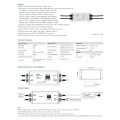 GloboStar® 73143 DS-WP SKYDANCE DC RF 2.4Ghz DMX512 to SPI Decoder DC 5-24V - Αδιάβροχο IP65 Μ17 x Π8 x Υ4cm - 5 Χρόνια Εγγύηση