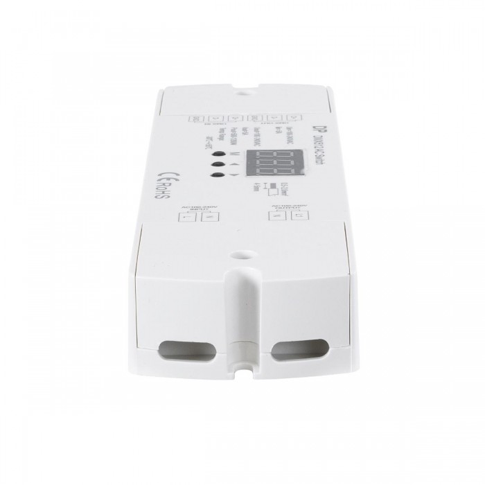 GloboStar® 73156 DP SKYDANCE AC DMX512 Push Switch 1 Κανάλι AC 100-240V 1 x 5A 1200W - Max 5A 1200W - IP20  Μ17 x Π5 x Υ2.5cm - 5 Χρόνια Εγγύηση