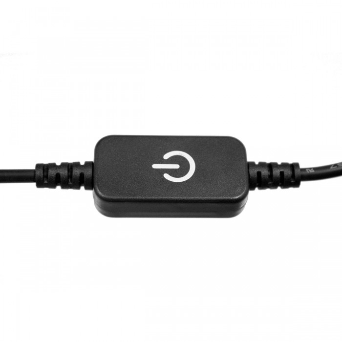 GloboStar® 73304 LED Dimmer Αφής με Διακόπτη On/Off Μαύρο DC 12-24V Max 120W