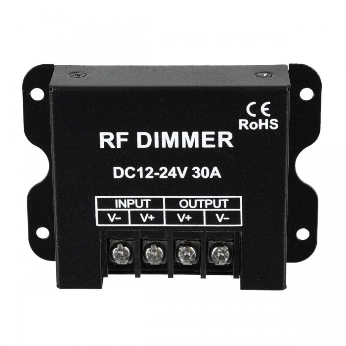 GloboStar® 73310 Ασύρματο LED Dimmer με Χειριστήριο RF 2.4Ghz DC 12-24V 30A Max 720W GloboStar® 73310 Ασύρματο LED Dimmer με Χειριστήριο RF 2.4Ghz DC 12-24V 30A Max 720W