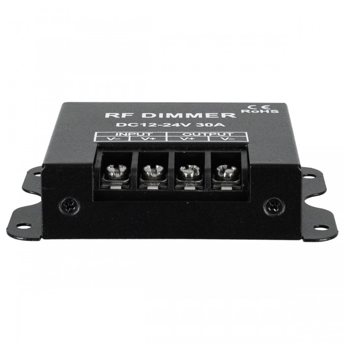 GloboStar® 73310 Ασύρματο LED Dimmer με Χειριστήριο RF 2.4Ghz DC 12-24V 30A Max 720W GloboStar® 73310 Ασύρματο LED Dimmer με Χειριστήριο RF 2.4Ghz DC 12-24V 30A Max 720W