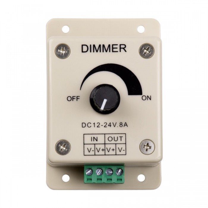 GloboStar® 73315 LED Dimmer Εξωτερικό με Ποτενσιόμετρο 12-24V Max 192W GloboStar® 73315 LED Dimmer Εξωτερικό με Ποτενσιόμετρο 12-24V Max 192W