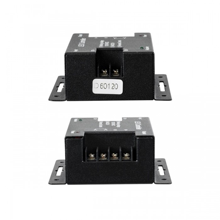 GloboStar® 73351 RFTC-02 DC Dimmer High Speed Controller 2 Κανάλιων DC 12-24V 2 x 6A 288W - Max 12A 288W - IP20 Μ8.3 x Π8.3 x Υ3.2cm - 3 Χρόνια Εγγύηση