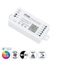 GLOBOSTAR® SP108E 73409 WiFi 2.4G Ψηφιακός Pixel Addressable Controller DC 5-12-24V IP20 - WiFi 2.4G - SPI/TTL Protocol 2048 IC - Μ8.1 x Π4.3 x Υ2.1cm - 2 Χρόνια Εγγύηση