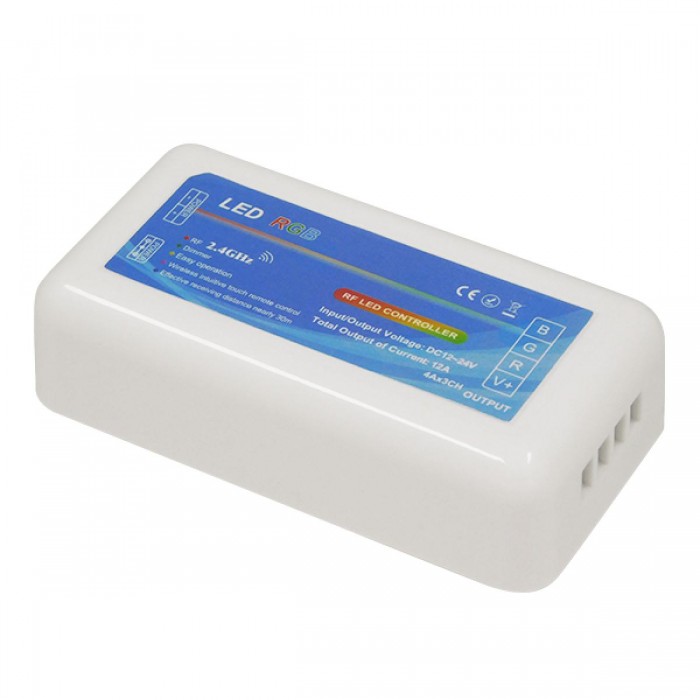 Ασύρματος LED Δέκτης - Receiver RGB Controller 2.4G RF για Groups 12v (144w) - 24v (288w) DC GloboStar 73414 Ασύρματος LED Δέκτης - Receiver RGB Controller 2.4G RF για Groups 12v (144w) - 24v (288w) DC GloboStar 73414