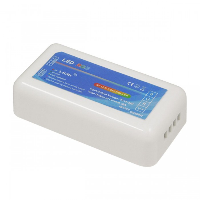 Ασύρματος LED Δέκτης - Receiver RGB Controller 2.4G RF για Groups 12v (144w) - 24v (288w) DC GloboStar 73418 Ασύρματος LED Δέκτης - Receiver RGB Controller 2.4G RF για Groups 12v (144w) - 24v (288w) DC GloboStar 73418