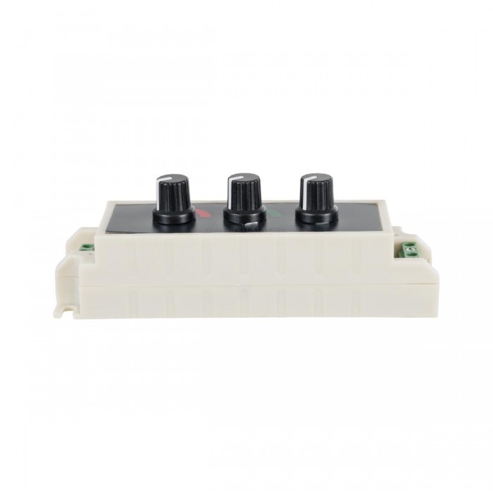 GloboStar® 73419 DC RGB Dimmer Controller 3 Καναλιών DC 12V 3 x 9A 144W - Max 27A 144W - IP20 Μ13 x Π4 x Υ4.5cm - 3 Χρόνια Εγγύηση