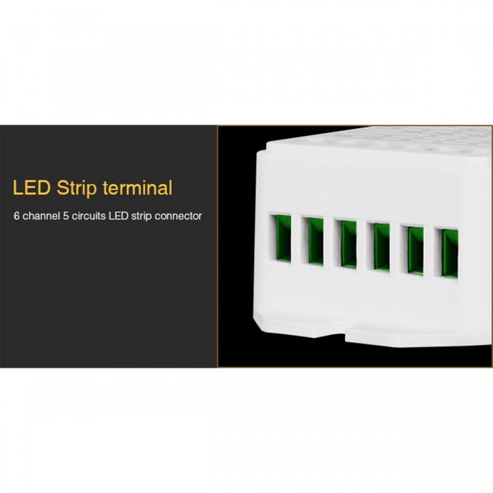 GloboStar® 73422 LS2 Mi-BOXER DC RF 2.4Ghz 5 in 1 Dimmer High Speed Controller / Dimmer 5 Καναλιών DC 12-24V 5 x 3A 72W - Max 15A 360W - IP20 RGBW+WW Μ13 x Π5 x Υ2.5cm - 5 Years Warranty GloboStar® 73422 LS2 Mi-BOXER DC RF 2.4Ghz 5 in 1 Dimmer High Speed Controller / Dimmer 5 Καναλιών DC 12-24V 5 x 3A 72W - Max 15A 360W - IP20 RGBW+WW Μ13 x Π5 x Υ2.5cm - 5 Years Warranty