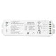 GloboStar® 73422 LS2 Mi-BOXER DC RF 2.4Ghz 5 in 1 Dimmer High Speed Controller / Dimmer 5 Καναλιών DC 12-24V 5 x 3A 72W - Max 15A 360W - IP20 RGBW+WW Μ13 x Π5 x Υ2.5cm - 5 Years Warranty