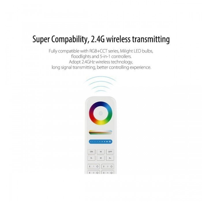 GloboStar® 73426 FUT089 Mi-Light Ασύρματο Χειριστήριο Αφής RF 2.4Ghz 8 Group για όλα τα RGBW+WW Mi-BOXER Controller DC 3V 2 x AAA - IP20 Λευκό - Μ15.6 x Π5.4 x Υ2.5cm - 5 Years Warranty GloboStar® 73426 FUT089 Mi-Light Ασύρματο Χειριστήριο Αφής RF 2.4Ghz 8 Group για όλα τα RGBW+WW Mi-BOXER Controller DC 3V 2 x AAA - IP20 Λευκό - Μ15.6 x Π5.4 x Υ2.5cm - 5 Years Warranty