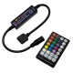 GloboStar® 73429 Ασύρματος LED RGB Controller με Χειριστήριο RF 2.4Ghz DC 5-24V Max 144W