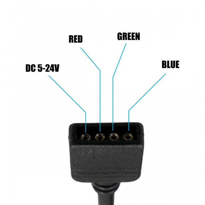 GloboStar® 73429 Ασύρματος LED RGB Controller με Χειριστήριο RF 2.4Ghz DC 5-24V Max 144W