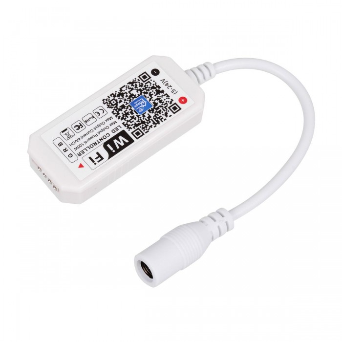 GloboStar® 73435 Ασύρματος Smart Home Wi-Fi LED RGB Controller με Χειριστήριο RF 2.4Ghz DC 5-24V Max 100W GloboStar® 73435 Ασύρματος Smart Home Wi-Fi LED RGB Controller με Χειριστήριο RF 2.4Ghz DC 5-24V Max 100W