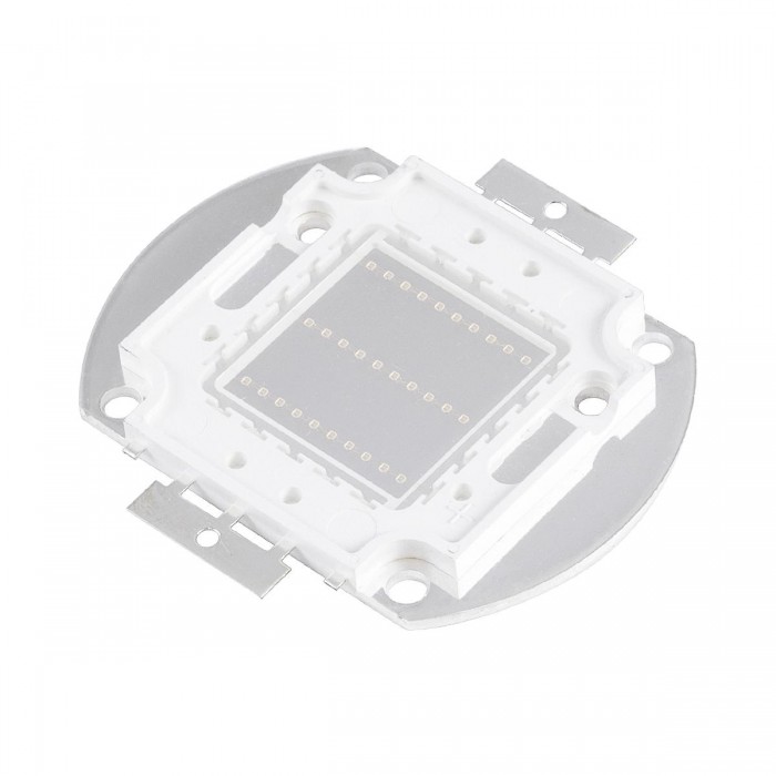 GloboStar® 73770 Υψηλής Ισχύος LED COB BRIDGELUX 30W 1500lm DC 20-24V - Μ5.5 x Π5.2 x Υ0.4cm - Πράσινο - 2 Χρόνια Εγγύηση