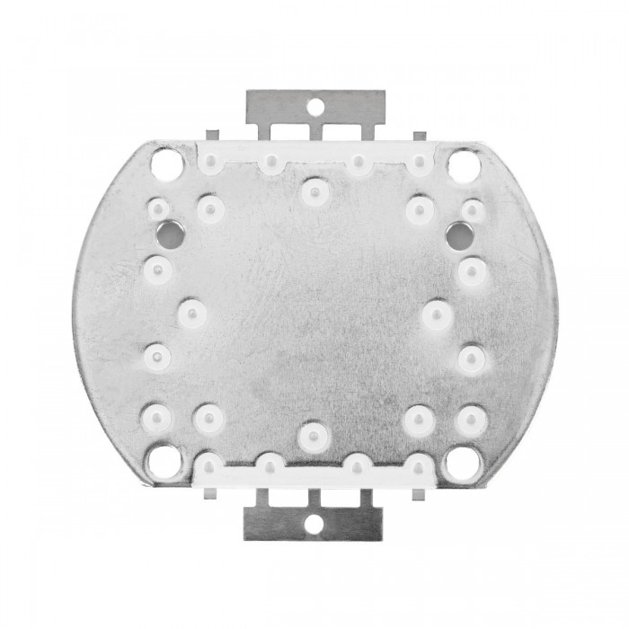 GloboStar® 73771 Υψηλής Ισχύος LED COB BRIDGELUX 50W 2500lm DC 20-24V - Μ5.6 x Π5.2 x Υ0.6cm - Πράσινο - 2 Χρόνια Εγγύηση