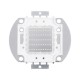GloboStar® 73774 Υψηλής Ισχύος LED COB BRIDGELUX 50W 2500lm DC 28-32V - Μ5.6 x Π5.2 x Υ0.6cm - Μπλε - 2 Χρόνια Εγγύηση