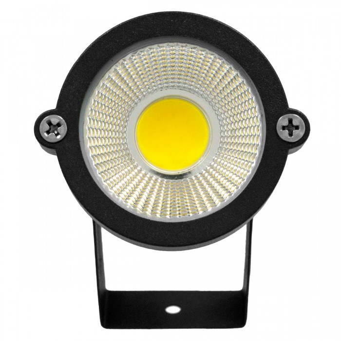 GloboStar® 75582 Προβολάκι Κήπου Καρφωτό - Δαπέδου Bridgelux COB LED 10W 1150lm 35° DC 12-24V Αδιάβροχο IP67 Φυσικό Λευκό 4500K Dimmable