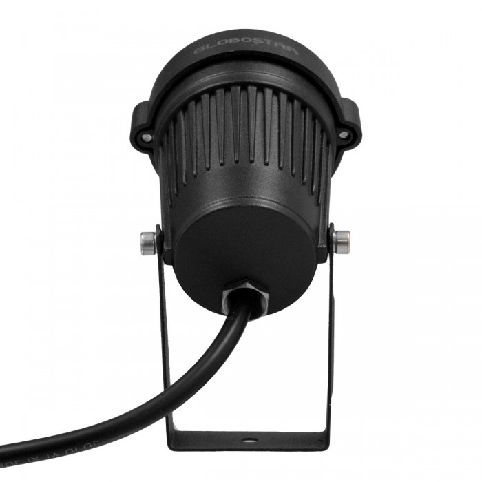 GloboStar® 75585 Προβολάκι Κήπου Καρφωτό - Δαπέδου Bridgelux COB LED 10W 1000lm 35° DC 12V Αδιάβροχο IP67 Ultra Κόκκινο Dimmable