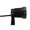GloboStar® 75587 Προβολάκι Κήπου Καρφωτό - Δαπέδου Bridgelux COB LED 10W 1000lm 35° DC 24V Αδιάβροχο IP67 Ultra Μπλε Dimmable