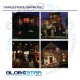 GloboStar® 75599 Προβολάκι Κήπου Καρφωτό - Δαπέδου Epistar LED 6W 300lm 60° AC 230V Αδιάβροχο IP44 RGB με 12 Διαφορετικά Σχέδια Φωτισμού