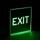GloboStar® SENSATI 75650 Φωτιστικό Τοίχου Ένδειξης EXIT LED 1W AC 220-240V IP20 - Σώμα Αλουμινίου - Μ11 x Π11 x Υ3cm - Πράσινο GloboStar® SENSATI 75650 Φωτιστικό Τοίχου Ένδειξης EXIT LED 1W AC 220-240V IP20 - Σώμα Αλουμινίου - Μ11 x Π11 x Υ3cm - Πράσινο