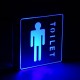 GloboStar® SENSATI 75654 Φωτιστικό Τοίχου Ένδειξης TOILET MAN LED 1W AC 220-240V IP20 - Σώμα Αλουμινίου - Μ11 x Π11 x Υ3cm - Μπλε GloboStar® SENSATI 75654 Φωτιστικό Τοίχου Ένδειξης TOILET MAN LED 1W AC 220-240V IP20 - Σώμα Αλουμινίου - Μ11 x Π11 x Υ3cm - Μπλε