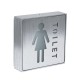 GloboStar® SENSATI 75655 Φωτιστικό Τοίχου Ένδειξης TOILET WOMAN LED 1W AC 220-240V IP20 - Σώμα Αλουμινίου - Μ11 x Π11 x Υ3cm - Κόκκινο GloboStar® SENSATI 75655 Φωτιστικό Τοίχου Ένδειξης TOILET WOMAN LED 1W AC 220-240V IP20 - Σώμα Αλουμινίου - Μ11 x Π11 x Υ3cm - Κόκκινο