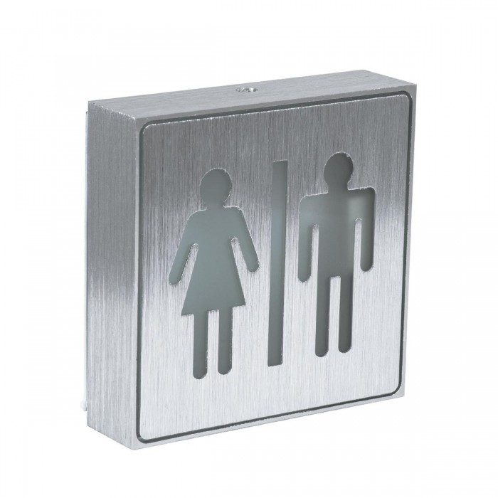 GloboStar® SENSATI 75656 Φωτιστικό Τοίχου Ένδειξης WC MAN & WOMAN LED 1W AC 220-240V IP20 - Σώμα Αλουμινίου - Μ11 x Π11 x Υ3cm - Πράσινο GloboStar® SENSATI 75656 Φωτιστικό Τοίχου Ένδειξης WC MAN & WOMAN LED 1W AC 220-240V IP20 - Σώμα Αλουμινίου - Μ11 x Π11 x Υ3cm - Πράσινο