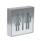 GloboStar® SENSATI 75656 Φωτιστικό Τοίχου Ένδειξης WC MAN & WOMAN LED 1W AC 220-240V IP20 - Σώμα Αλουμινίου - Μ11 x Π11 x Υ3cm - Πράσινο GloboStar® SENSATI 75656 Φωτιστικό Τοίχου Ένδειξης WC MAN & WOMAN LED 1W AC 220-240V IP20 - Σώμα Αλουμινίου - Μ11 x Π11 x Υ3cm - Πράσινο