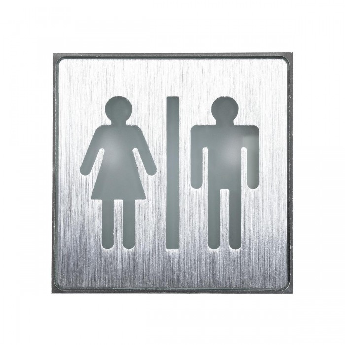 GloboStar® SENSATI 75656 Φωτιστικό Τοίχου Ένδειξης WC MAN & WOMAN LED 1W AC 220-240V IP20 - Σώμα Αλουμινίου - Μ11 x Π11 x Υ3cm - Πράσινο GloboStar® SENSATI 75656 Φωτιστικό Τοίχου Ένδειξης WC MAN & WOMAN LED 1W AC 220-240V IP20 - Σώμα Αλουμινίου - Μ11 x Π11 x Υ3cm - Πράσινο