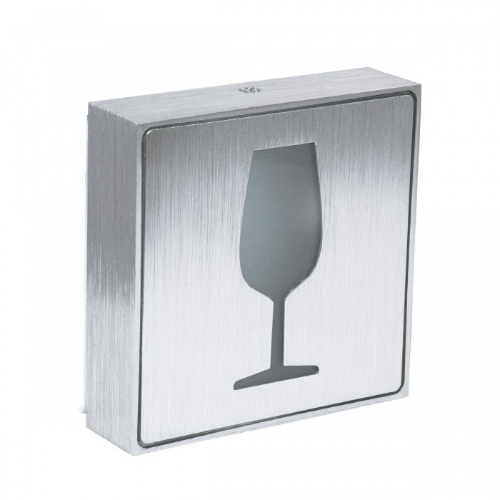 GloboStar® SENSATI 75662 Φωτιστικό Τοίχου Ένδειξης GLASS OF WINE LED 1W AC 220-240V IP20 - Σώμα Αλουμινίου - Μ11 x Π11 x Υ3cm - Πορτοκαλί GloboStar® SENSATI 75662 Φωτιστικό Τοίχου Ένδειξης GLASS OF WINE LED 1W AC 220-240V IP20 - Σώμα Αλουμινίου - Μ11 x Π11 x Υ3cm - Πορτοκαλί