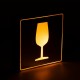 GloboStar® SENSATI 75662 Φωτιστικό Τοίχου Ένδειξης GLASS OF WINE LED 1W AC 220-240V IP20 - Σώμα Αλουμινίου - Μ11 x Π11 x Υ3cm - Πορτοκαλί GloboStar® SENSATI 75662 Φωτιστικό Τοίχου Ένδειξης GLASS OF WINE LED 1W AC 220-240V IP20 - Σώμα Αλουμινίου - Μ11 x Π11 x Υ3cm - Πορτοκαλί
