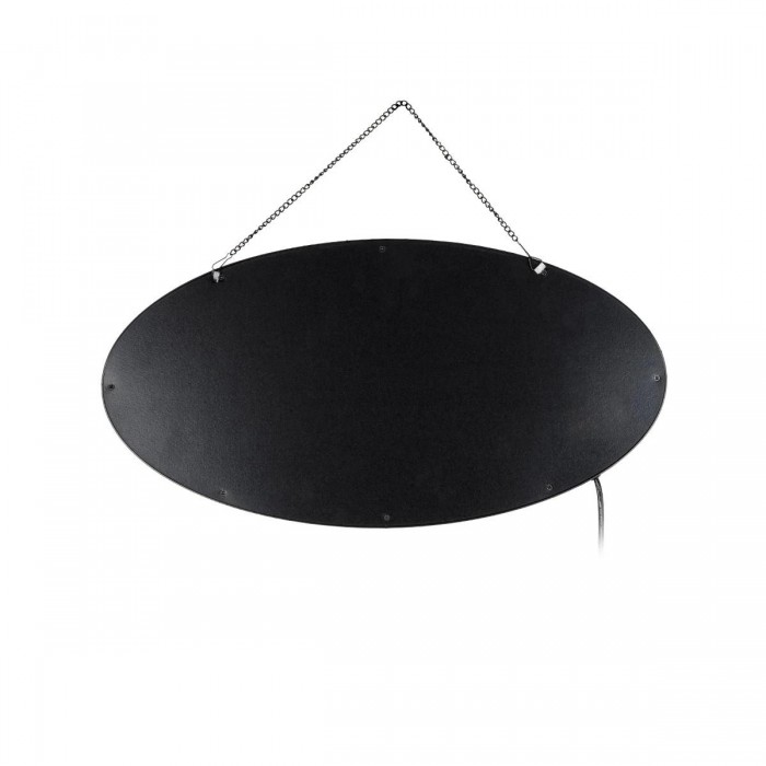 GloboStar® 75685 Φωτιστικό Ταμπέλα LED Οβάλ Σήμανσης PIZZA 3W με Πρίζα AC 230V - Μ48 x Π1.8 x Υ24.5cm
