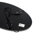 GloboStar® 75685 Φωτιστικό Ταμπέλα LED Οβάλ Σήμανσης PIZZA 3W με Πρίζα AC 230V - Μ48 x Π1.8 x Υ24.5cm