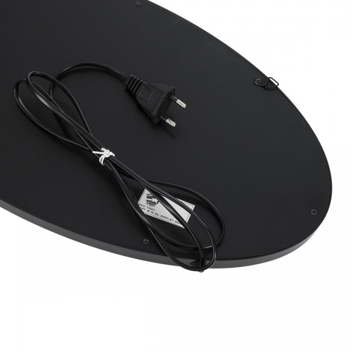 GloboStar® 75687 Φωτιστικό Ταμπέλα LED Οβάλ Σήμανσης COFFEE με Πρίζα AC 230V Μ48 x Π1.8 x Υ24.5cm