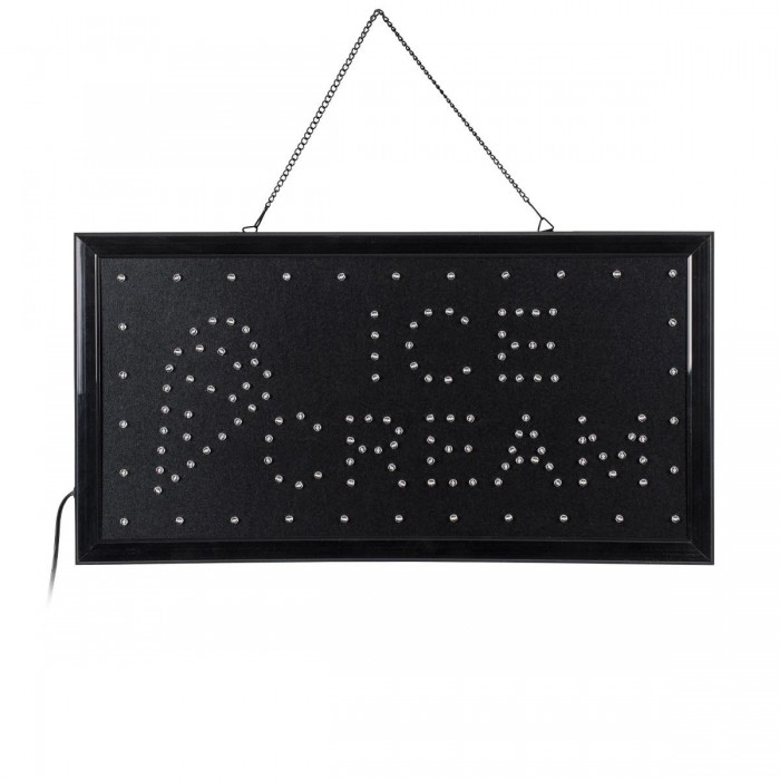 GloboStar® 75691 Φωτιστικό Ταμπέλα LED Ορθογώνια Σήμανσης ICE CREAM με Πρίζα AC 230V Μ48 x Π25 x Υ2cm GloboStar® 75691 Φωτιστικό Ταμπέλα LED Ορθογώνια Σήμανσης ICE CREAM με Πρίζα AC 230V Μ48 x Π25 x Υ2cm