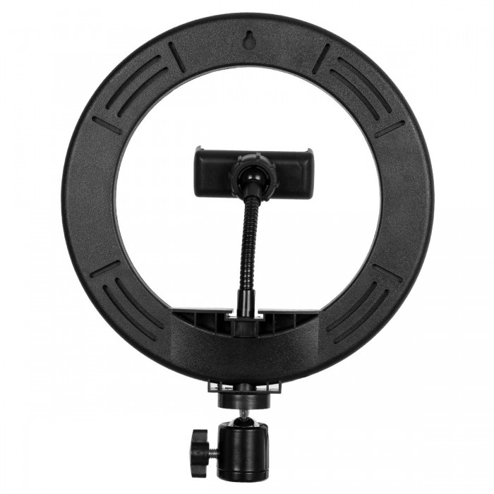 GloboStar® 75800 Professional Digital Ring Light Φ20cm LED SMD 20W 2000lm 180° DC 5V με Καλώδιο Τροφοδοσίας USB - Ενσωματωμένο Χειριστήριο Εναλλαγής Χρωμάτων & 1 Βάση Τηλεφώνου - Πολύχρωμο RGBW+WW Dimmable