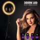 GloboStar® 75804 Professional Digital Ring Light Φ36cm LED SMD 50W 5000lm 180° AC 230V με Καλώδιο Τροφοδοσίας Πρίζας - Ασύρματο Χειριστήριο RF 2.4Ghz Εναλλαγής Χρωμάτων & 3 Βάσεις Τηλεφώνου - Πολύχρωμο RGBW+WW Dimmable GloboStar® 75804 Professional Digital Ring Light Φ36cm LED SMD 50W 5000lm 180° AC 230V με Καλώδιο Τροφοδοσίας Πρίζας - Ασύρματο Χειριστήριο RF 2.4Ghz Εναλλαγής Χρωμάτων & 3 Βάσεις Τηλεφώνου - Πολύχρωμο RGBW+WW Dimmable