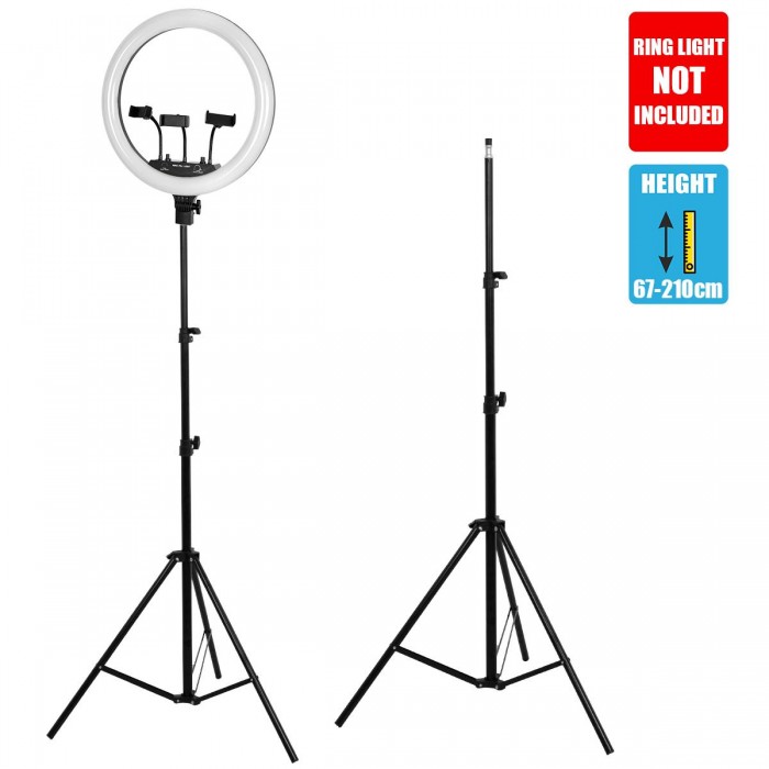 GloboStar® 75807 Professional Floor Tripod - Επαγγελματικό Επιδαπέδιο Τρίποδο για Ring Light LED GloboStar® 75807 Professional Floor Tripod - Επαγγελματικό Επιδαπέδιο Τρίποδο για Ring Light LED
