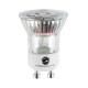 GloboStar® 76009 Σποτ LED GU10 MR11 4W 300lm 120° AC 85-265V με Λευκό Γαλακτερό Γυαλί Κόκκινο - 2 Χρόνια Εγγύηση