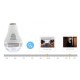 GloboStar® 76073 WIFI 2.4G IP CAMERA 2.0MP 1080P - Έξυπνη Κρυφή IP Κάμερα WiFi 1080P Fish Eye 360° 3W LED σε Σχήμα Λάμπας με Ντουί και Βάση E27 Smart Home GloboStar® 76073 WIFI 2.4G IP CAMERA 2.0MP 1080P - Έξυπνη Κρυφή IP Κάμερα WiFi 1080P Fish Eye 360° 3W LED σε Σχήμα Λάμπας με Ντουί και Βάση E27 Smart Home