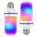 GloboStar® 76076 Λάμπα E27 TUBULAR Διακοσμητική LED 9W 450lm 320° AC 85-265V με 4 Λειτουργίες Εφέ RGB Φλόγας και Αναστροφή RGB Φλόγας