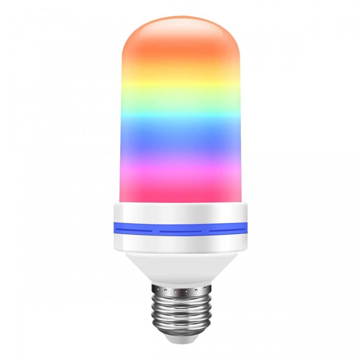 GloboStar® 76076 Λάμπα E27 TUBULAR Διακοσμητική LED 9W 450lm 320° AC 85-265V με 4 Λειτουργίες Εφέ RGB Φλόγας και Αναστροφή RGB Φλόγας GloboStar® 76076 Λάμπα E27 TUBULAR Διακοσμητική LED 9W 450lm 320° AC 85-265V με 4 Λειτουργίες Εφέ RGB Φλόγας και Αναστροφή RGB Φλόγας