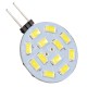 GloboStar® 76100 Λάμπα G4 LED SMD 5630 4.5W 450lm 120° DC 12-24V Side Pin Ψυχρό Λευκό 6000K GloboStar® 76100 Λάμπα G4 LED SMD 5630 4.5W 450lm 120° DC 12-24V Side Pin Ψυχρό Λευκό 6000K