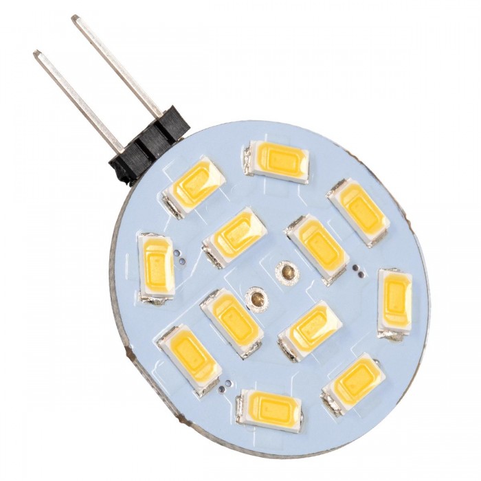 GloboStar® 76101 Λάμπα G4 LED SMD 5630 4.5W 405lm 120° DC 12-24V Side Pin Θερμό Λευκό 3000K GloboStar® 76101 Λάμπα G4 LED SMD 5630 4.5W 405lm 120° DC 12-24V Side Pin Θερμό Λευκό 3000K
