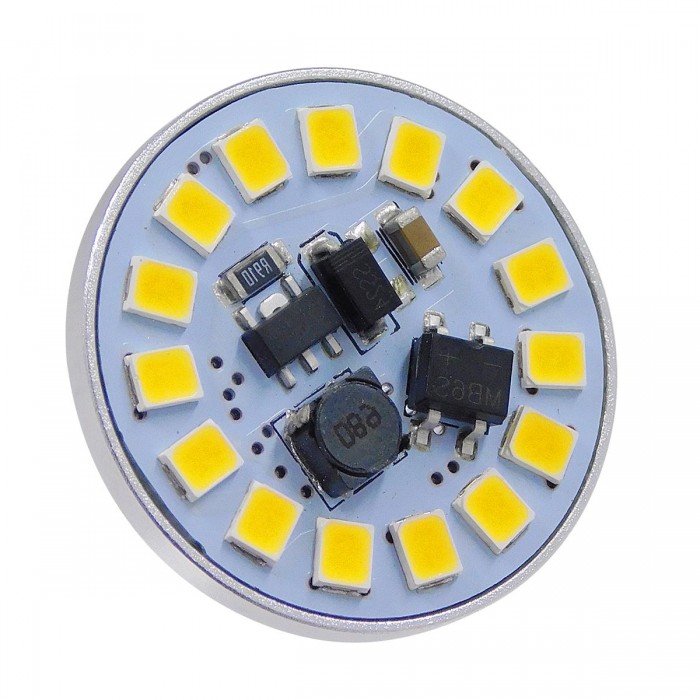 GloboStar® 76108 Λάμπα G4 LED SMD 2835 3W 330lm 120° DC 12-24V Back Pin Φυσικό Λευκό 4500K Dimmable GloboStar® 76108 Λάμπα G4 LED SMD 2835 3W 330lm 120° DC 12-24V Back Pin Φυσικό Λευκό 4500K Dimmable